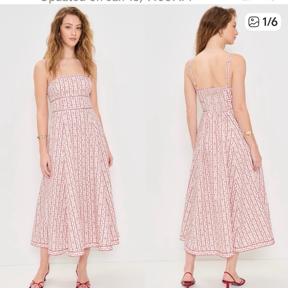 SOLD
Hill House The Margot Dress Emma Ikat Stripe xxs